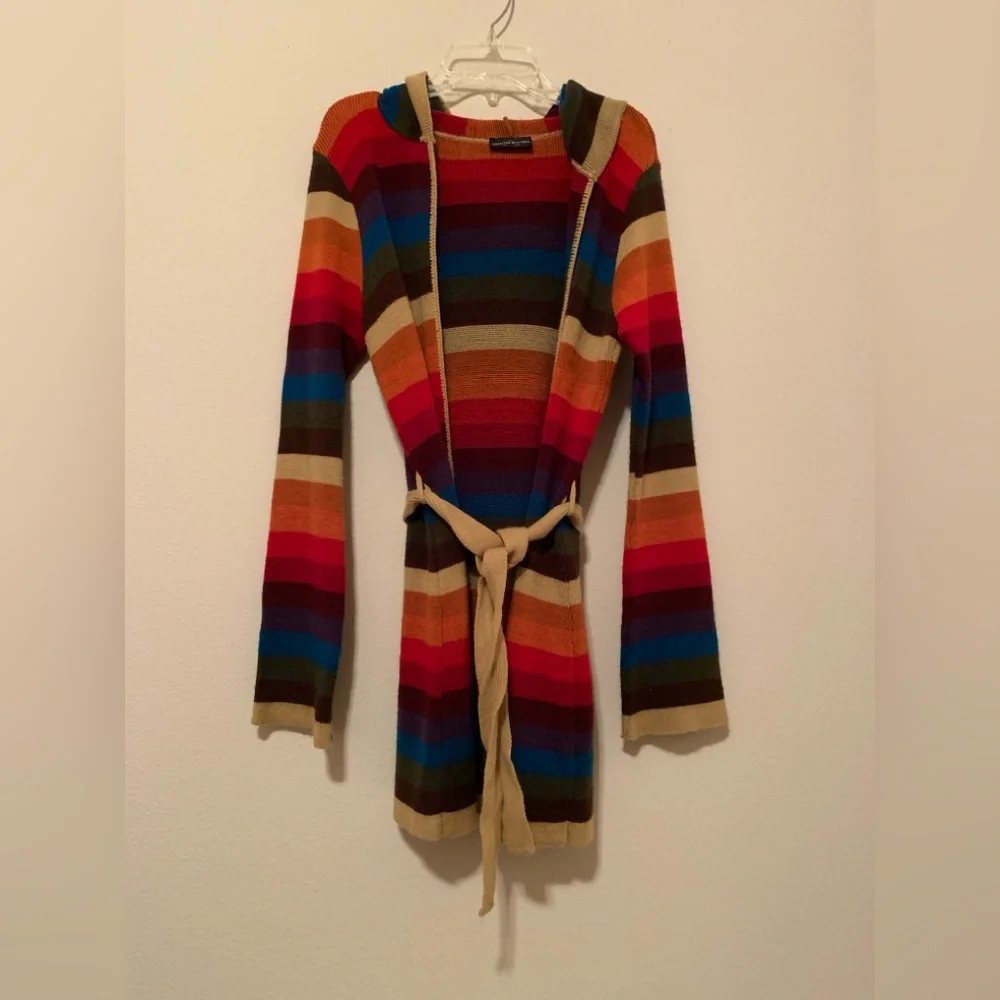Rainbow Cardigan Hoodie - Picture 2 of 5